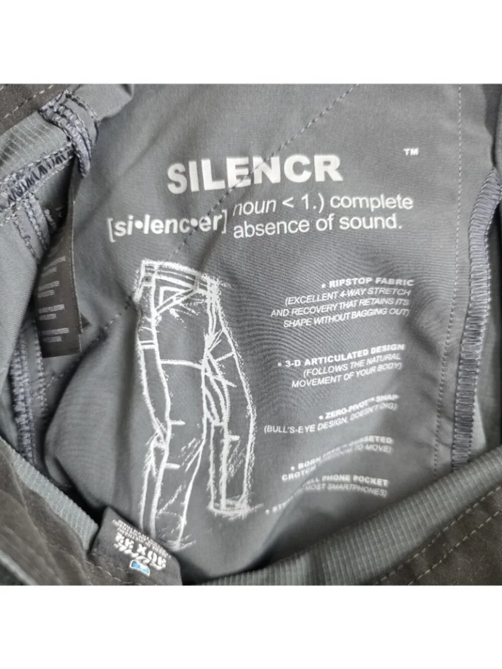 Kuhl Silencr Pants Mens 30x32 Gray Tapered Stretch Hiking Travel Trail